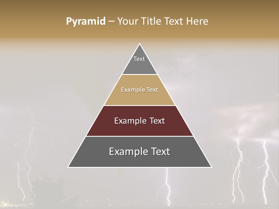Disorganized Floor Chair PowerPoint Template