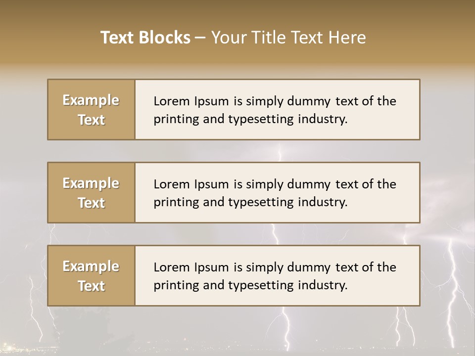 Disorganized Floor Chair PowerPoint Template