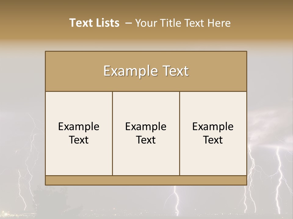 Disorganized Floor Chair PowerPoint Template