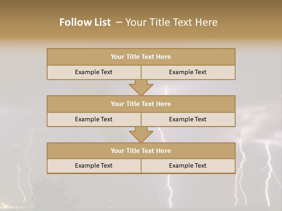 Disorganized Floor Chair PowerPoint Template