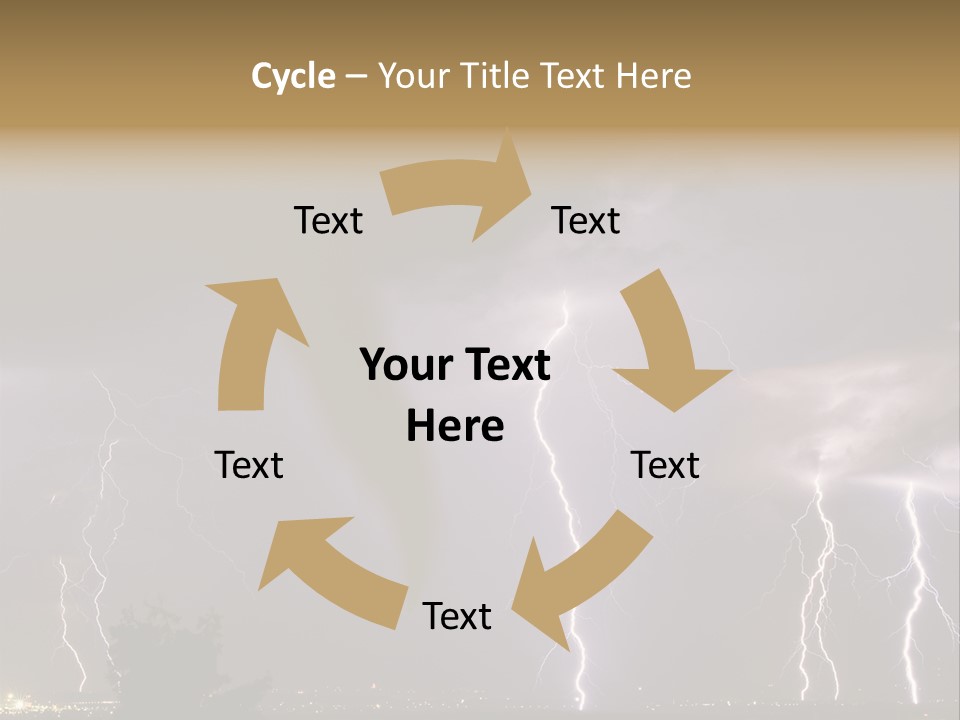 Disorganized Floor Chair PowerPoint Template