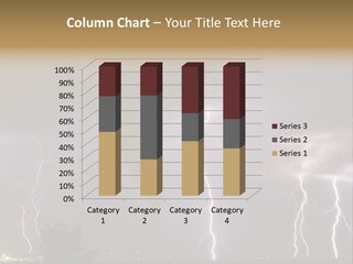 Disorganized Floor Chair PowerPoint Template