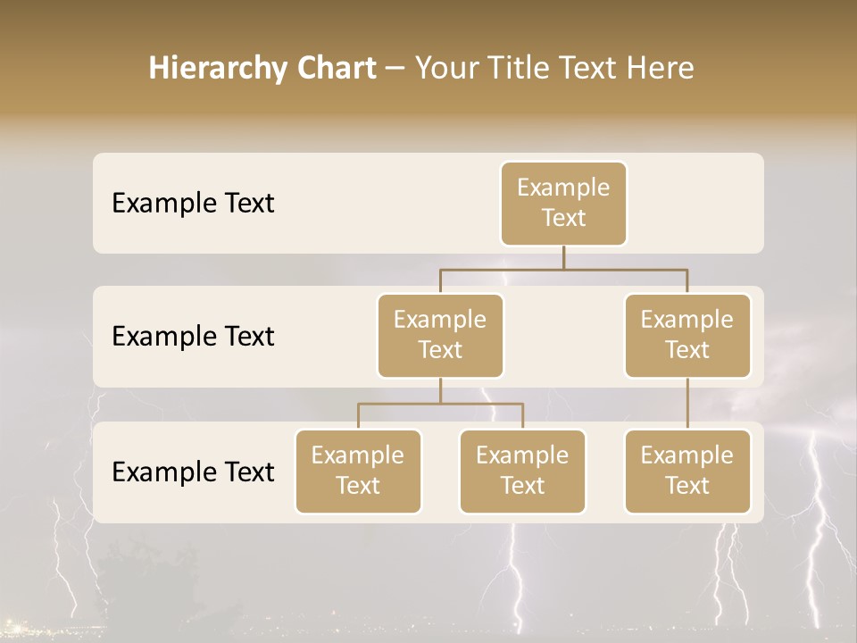 Disorganized Floor Chair PowerPoint Template