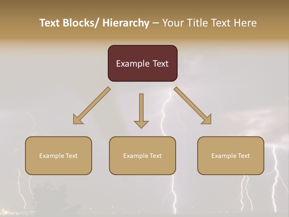 Disorganized Floor Chair PowerPoint Template