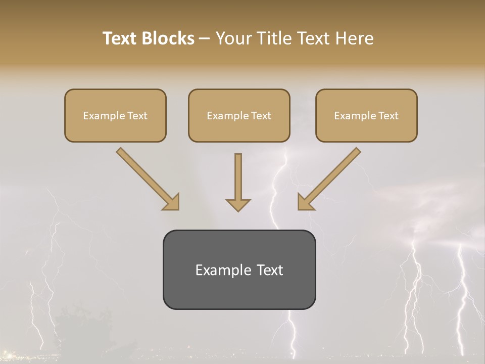 Disorganized Floor Chair PowerPoint Template