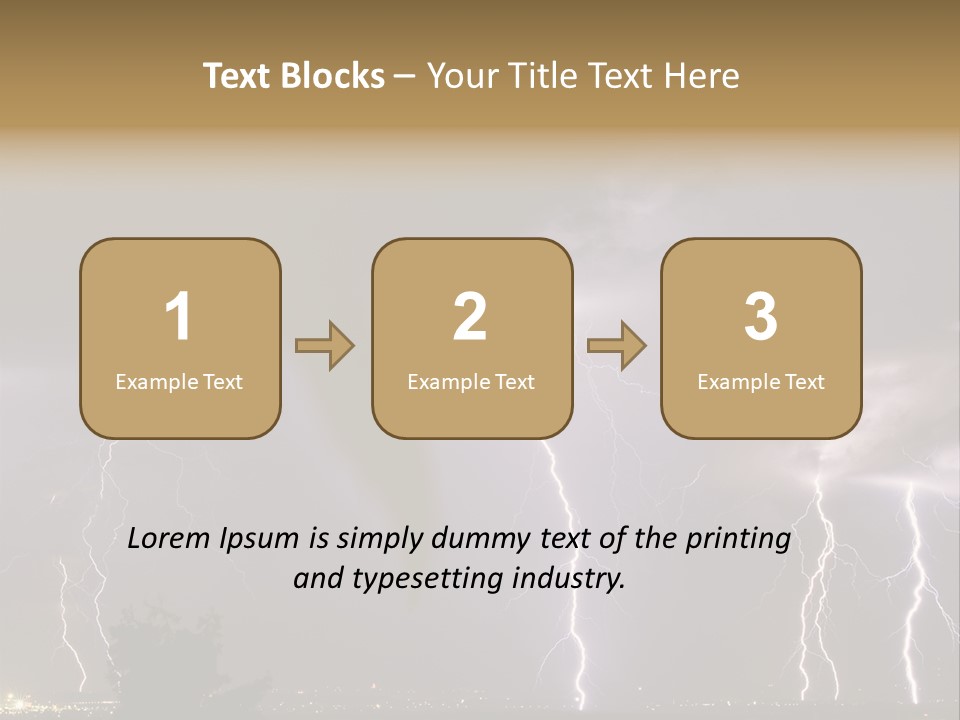 Disorganized Floor Chair PowerPoint Template