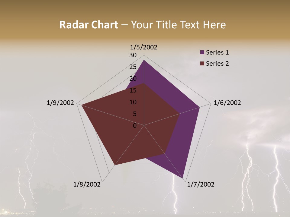 Disorganized Floor Chair PowerPoint Template
