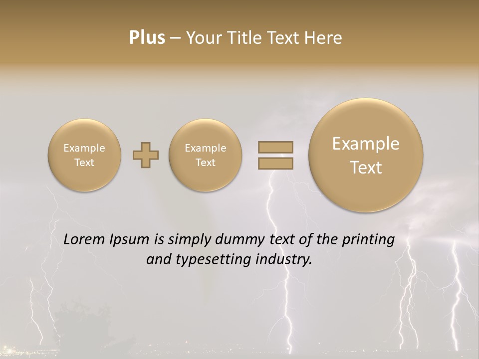 Disorganized Floor Chair PowerPoint Template