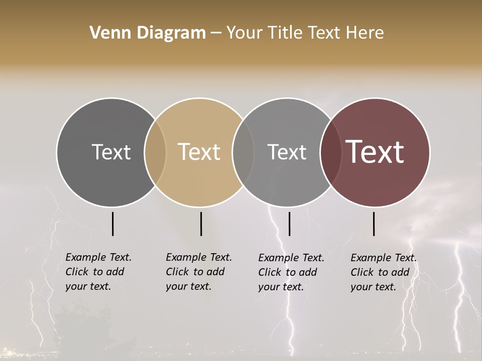 Disorganized Floor Chair PowerPoint Template