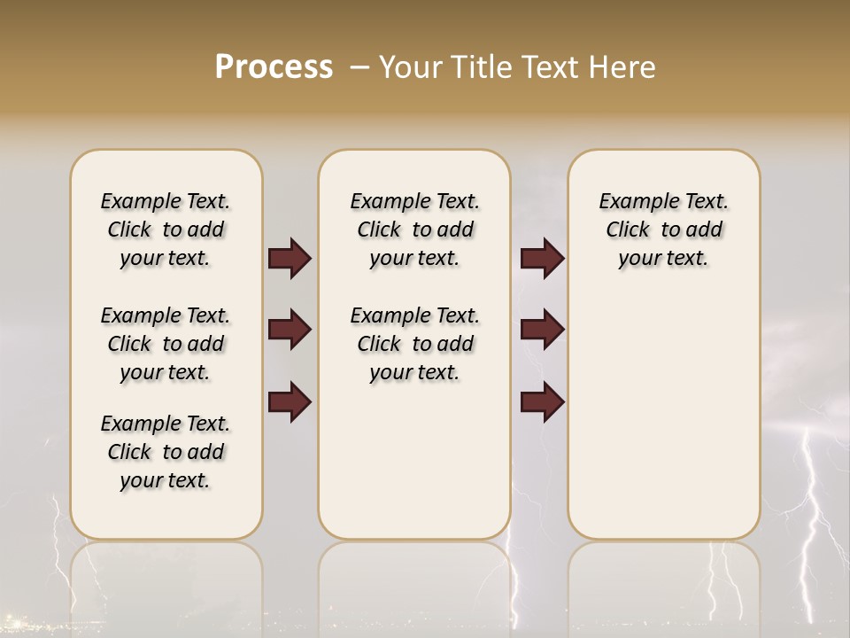 Disorganized Floor Chair PowerPoint Template
