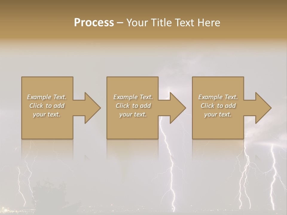Disorganized Floor Chair PowerPoint Template