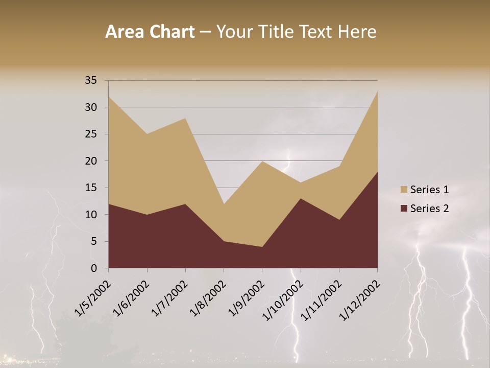 Disorganized Floor Chair PowerPoint Template