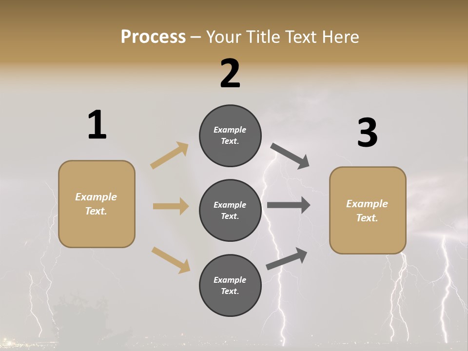 Disorganized Floor Chair PowerPoint Template