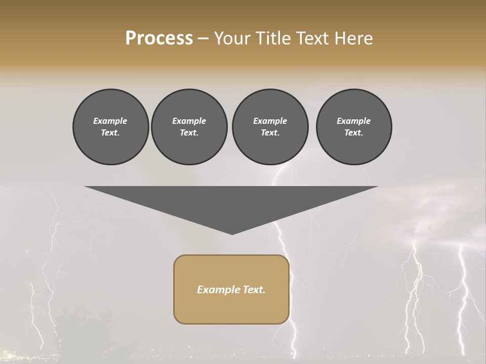 Disorganized Floor Chair PowerPoint Template