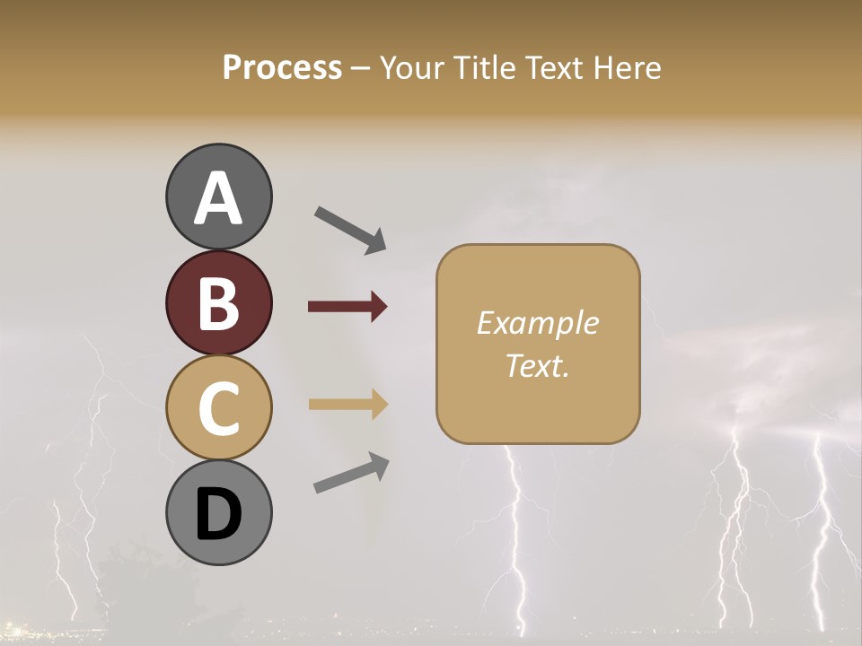Disorganized Floor Chair PowerPoint Template