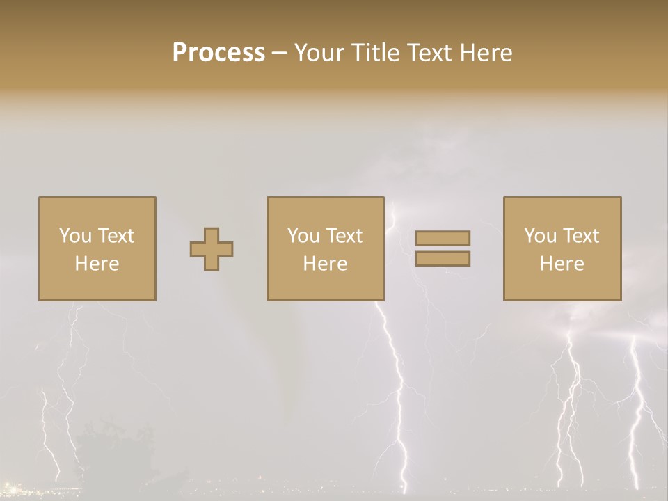Disorganized Floor Chair PowerPoint Template