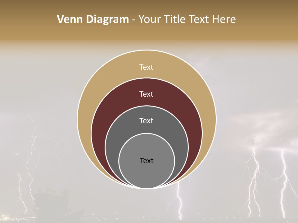 Disorganized Floor Chair PowerPoint Template