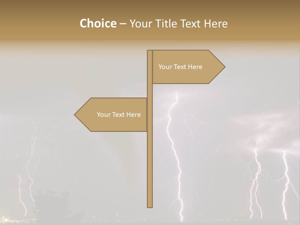 Disorganized Floor Chair PowerPoint Template