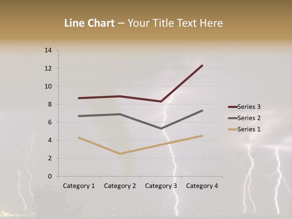 Disorganized Floor Chair PowerPoint Template