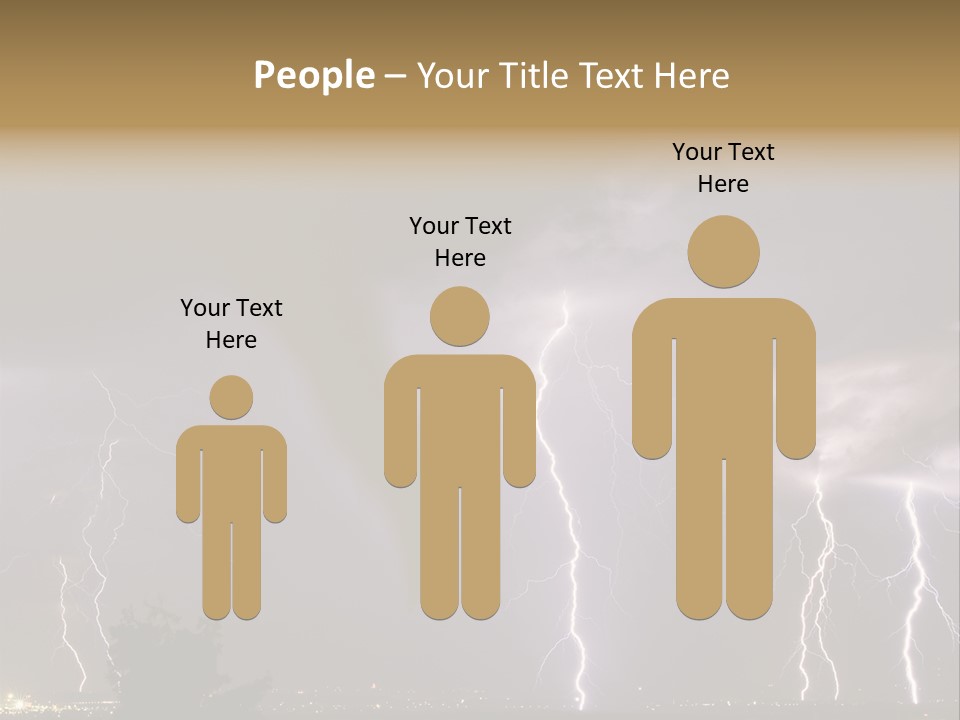 Disorganized Floor Chair PowerPoint Template