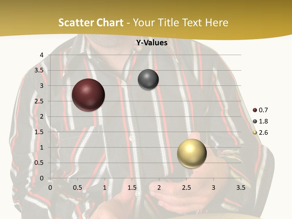 A Man Is Holding A Drum In Front Of Him PowerPoint Template