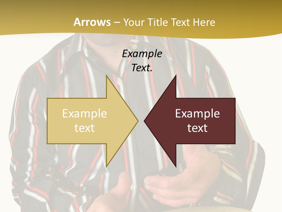 A Man Is Holding A Drum In Front Of Him PowerPoint Template