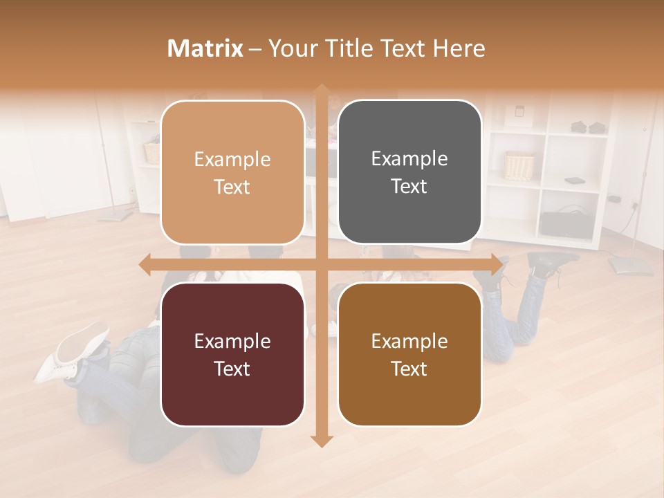 A Group Of People Sitting On The Floor Watching Tv PowerPoint Template