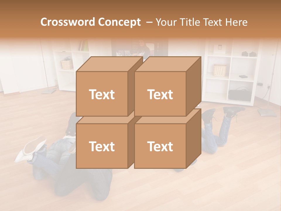 A Group Of People Sitting On The Floor Watching Tv PowerPoint Template