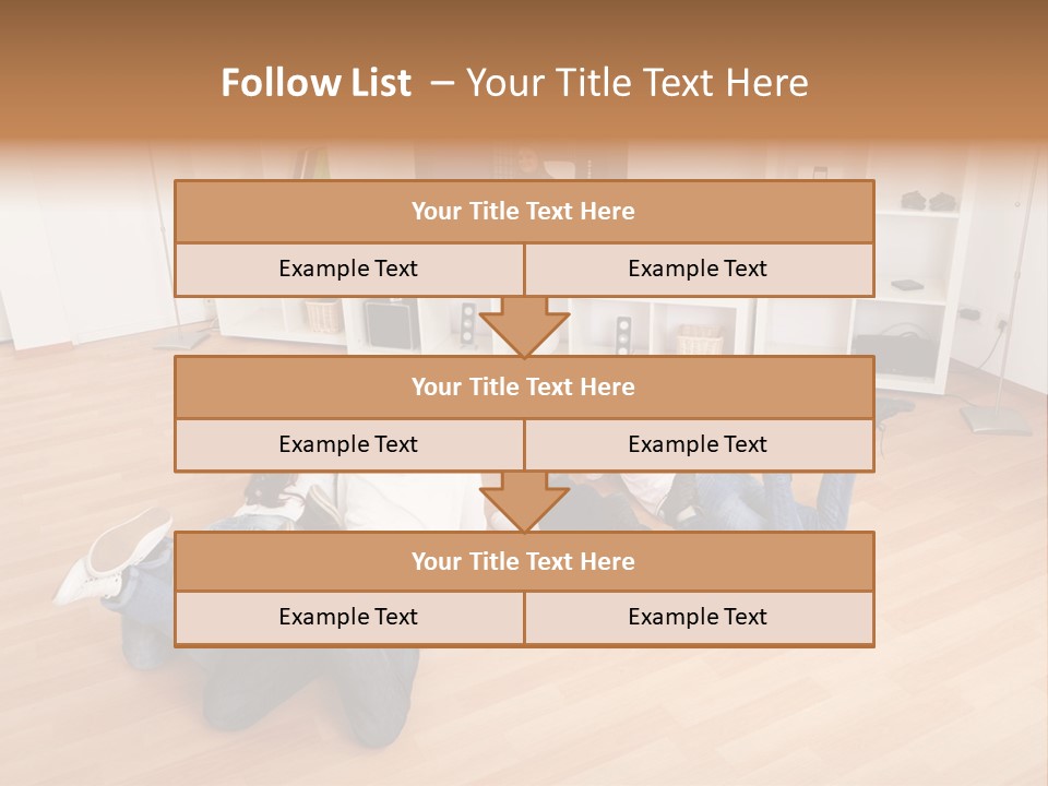 A Group Of People Sitting On The Floor Watching Tv PowerPoint Template