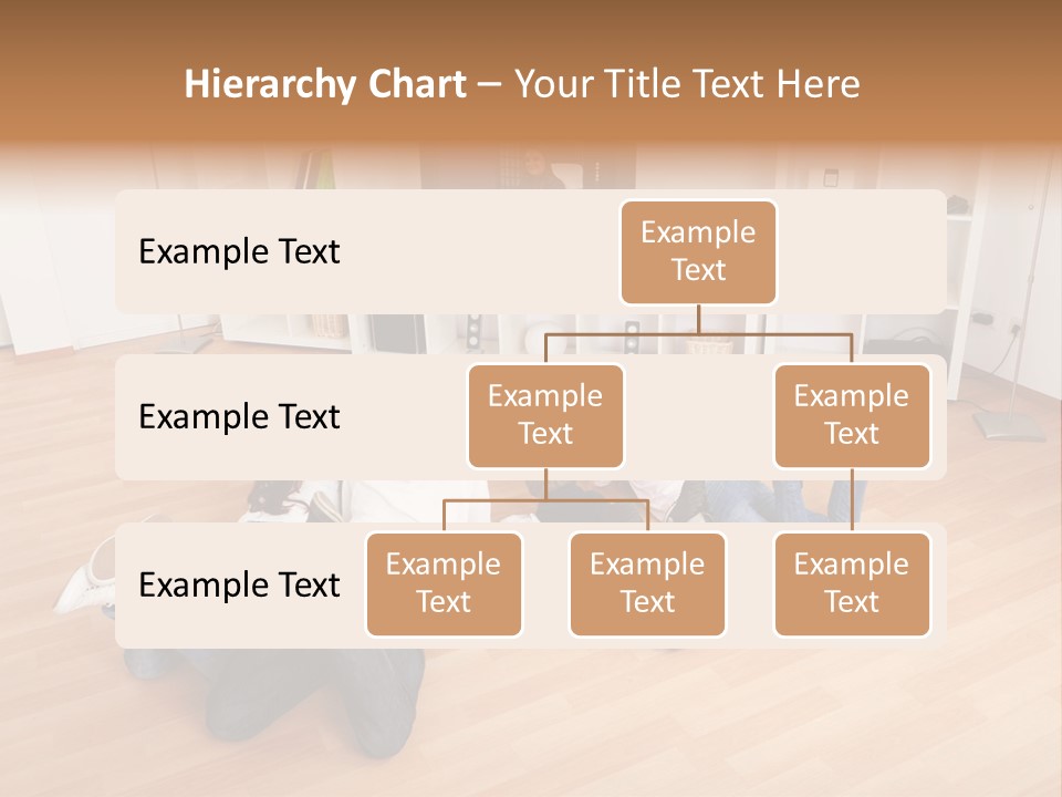 A Group Of People Sitting On The Floor Watching Tv PowerPoint Template