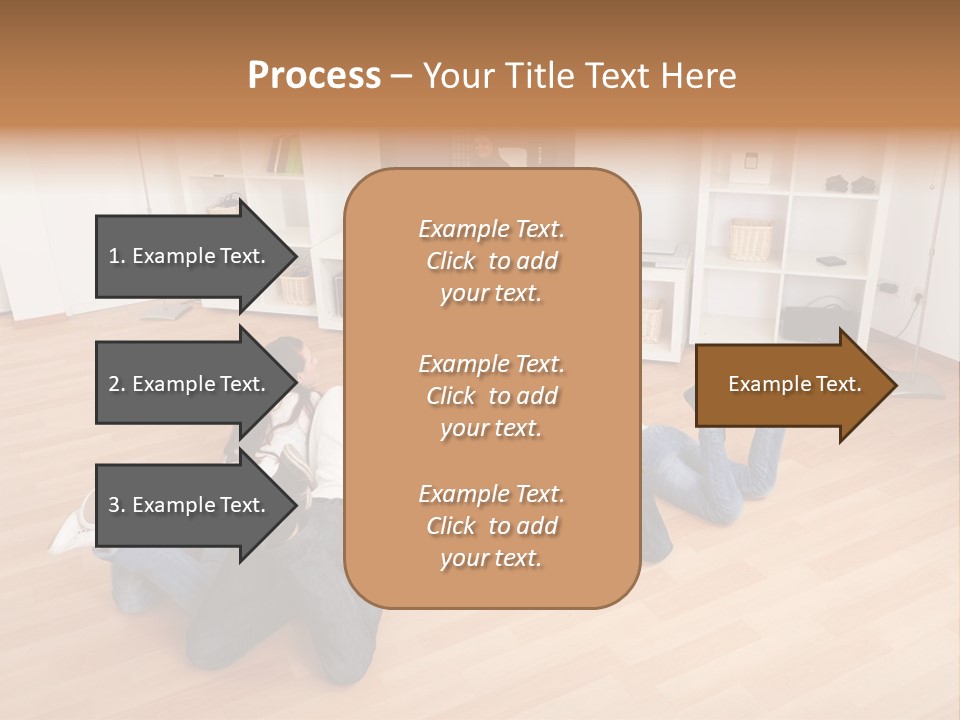 A Group Of People Sitting On The Floor Watching Tv PowerPoint Template