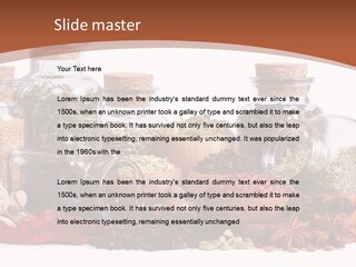 Flirt Attractive Makeup PowerPoint Template