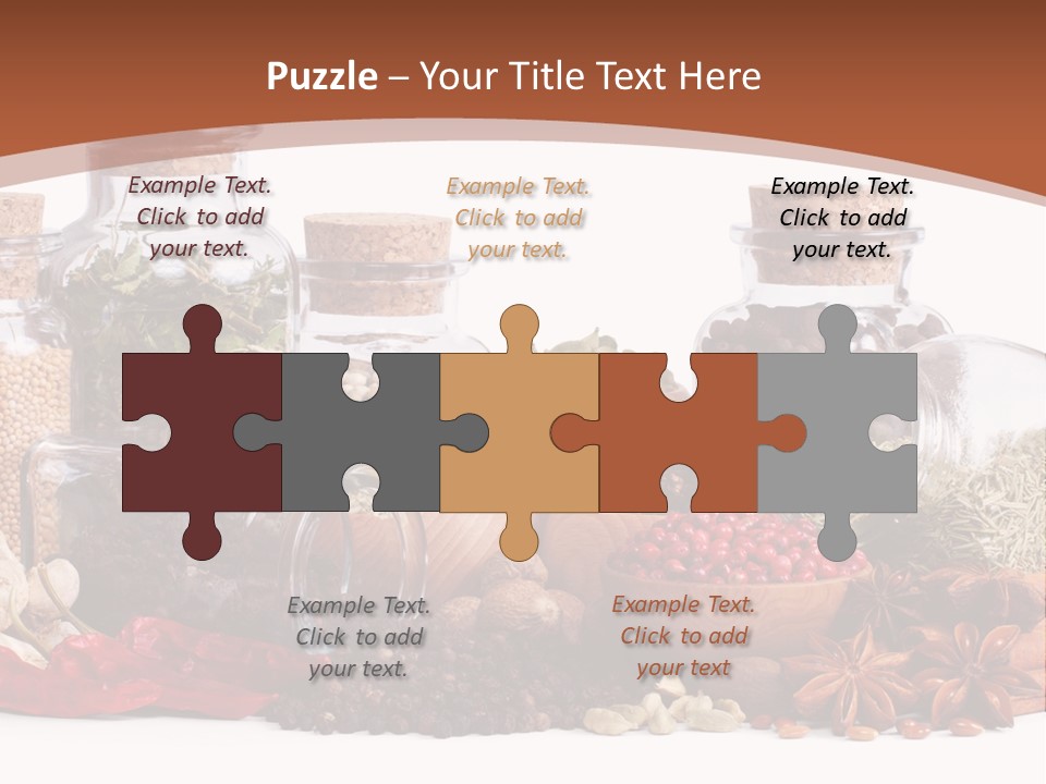 Flirt Attractive Makeup PowerPoint Template