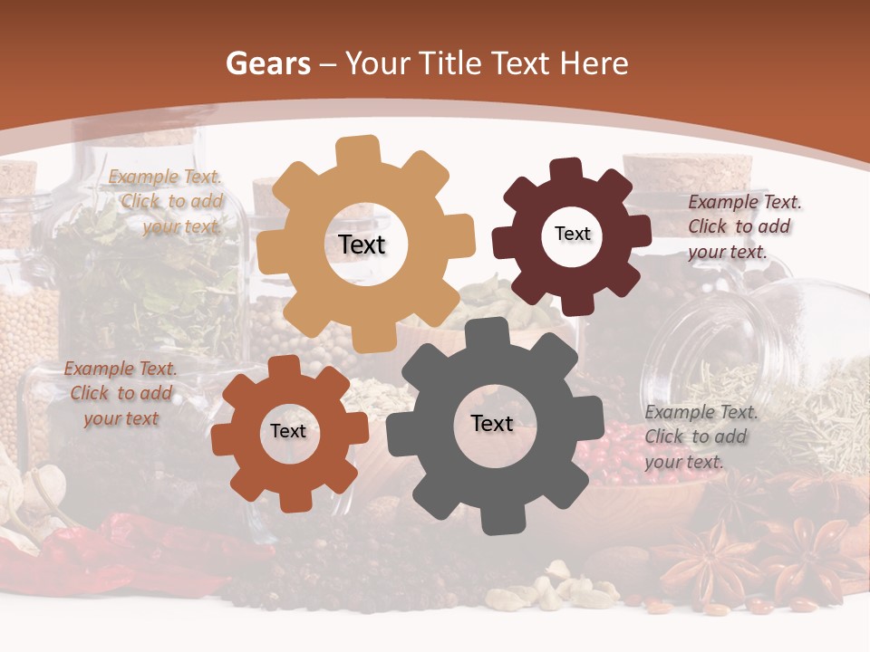 Flirt Attractive Makeup PowerPoint Template