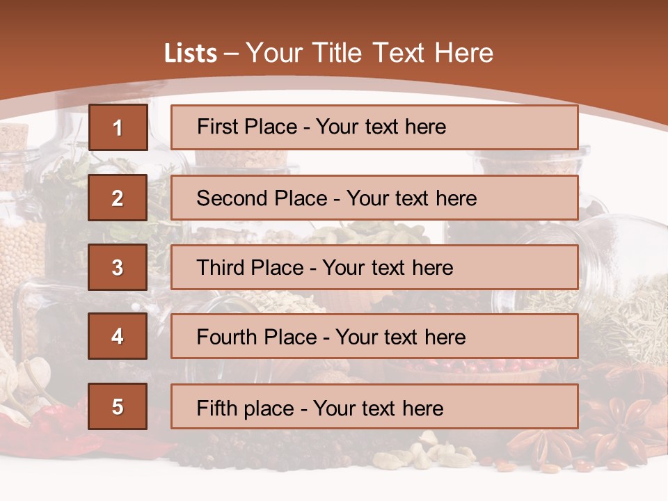 Flirt Attractive Makeup PowerPoint Template