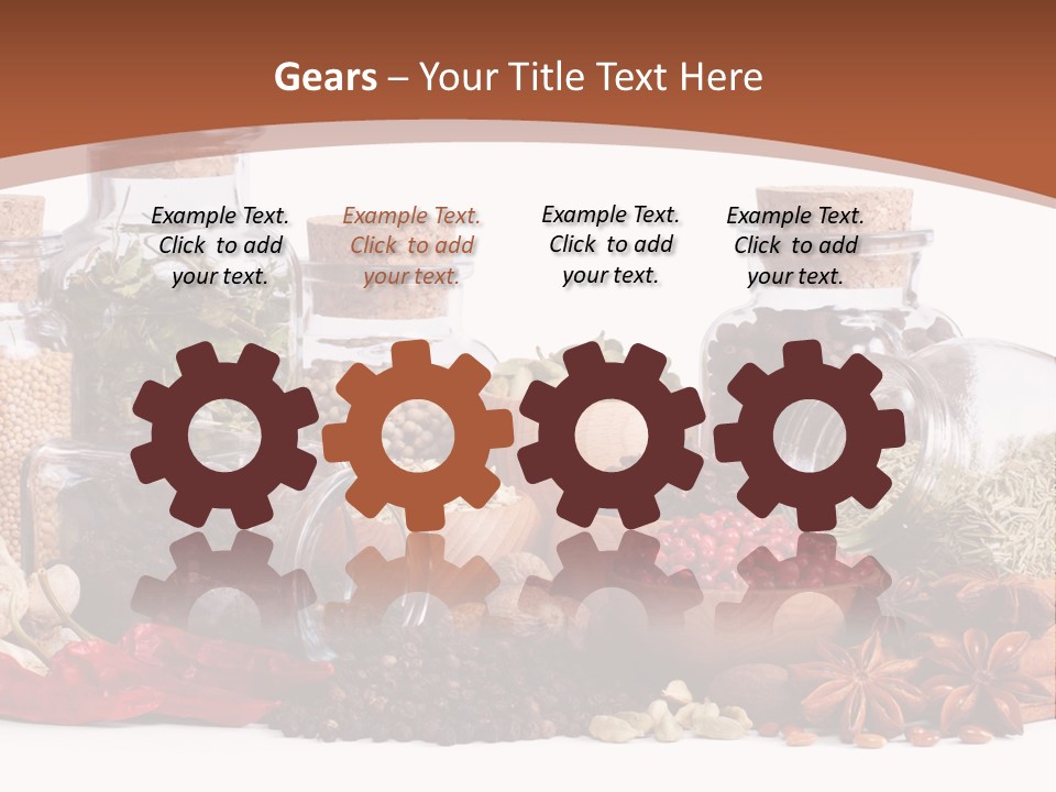 Flirt Attractive Makeup PowerPoint Template