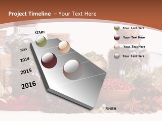 Flirt Attractive Makeup PowerPoint Template