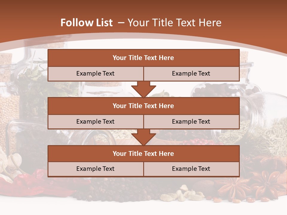 Flirt Attractive Makeup PowerPoint Template