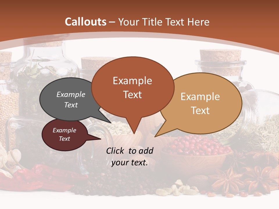 Flirt Attractive Makeup PowerPoint Template
