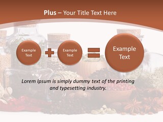 Flirt Attractive Makeup PowerPoint Template