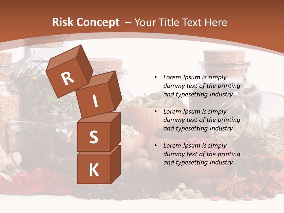 Flirt Attractive Makeup PowerPoint Template