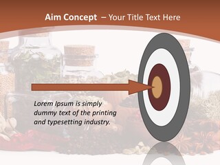 Flirt Attractive Makeup PowerPoint Template