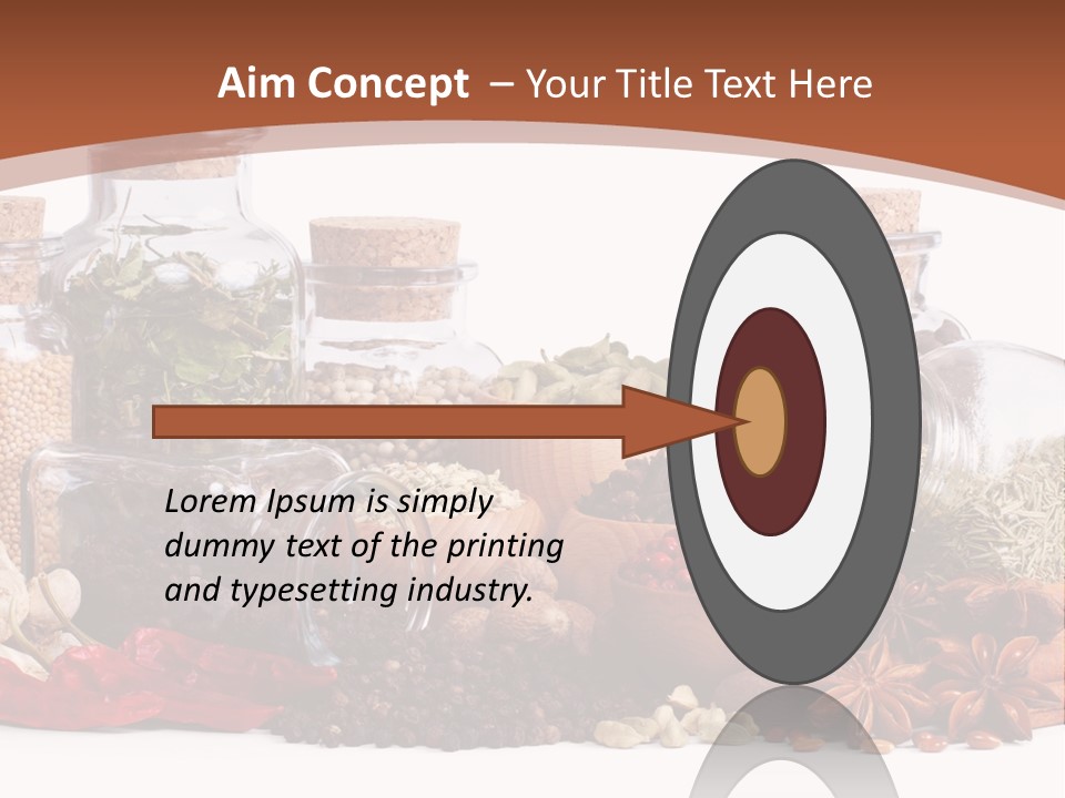 Flirt Attractive Makeup PowerPoint Template