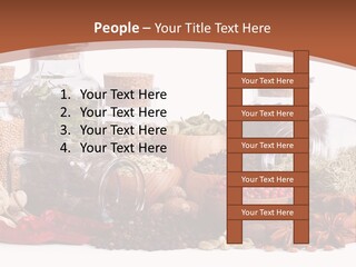 Flirt Attractive Makeup PowerPoint Template