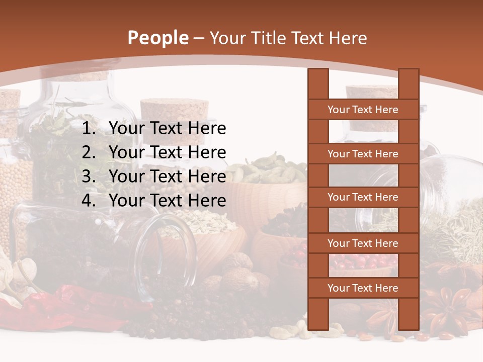 Flirt Attractive Makeup PowerPoint Template