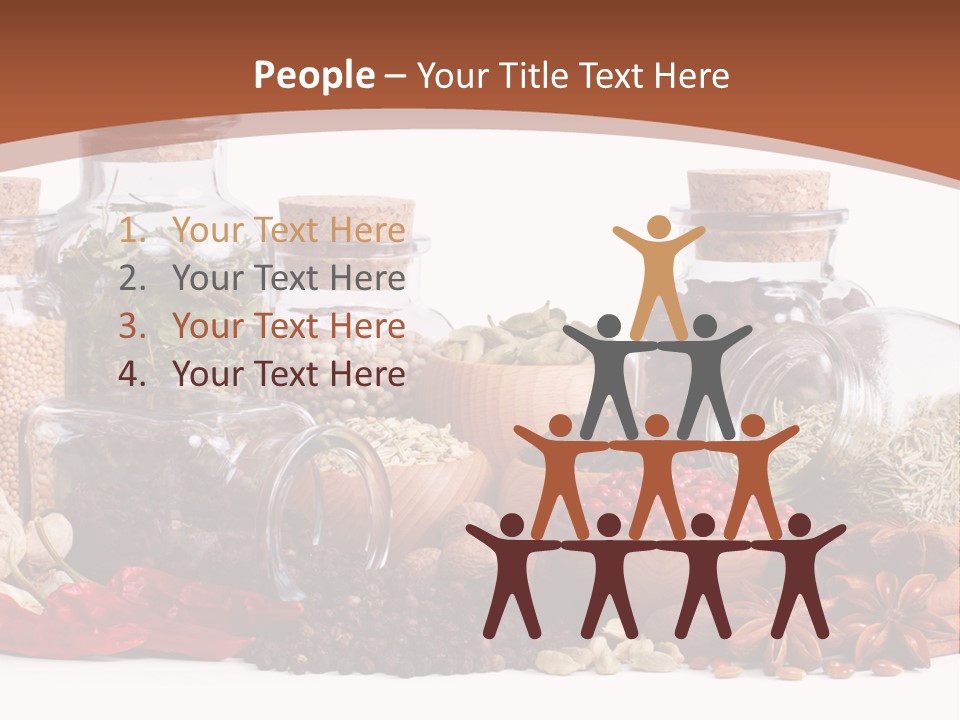 Flirt Attractive Makeup PowerPoint Template