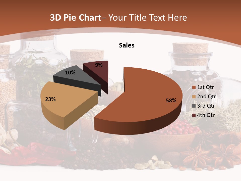 Flirt Attractive Makeup PowerPoint Template