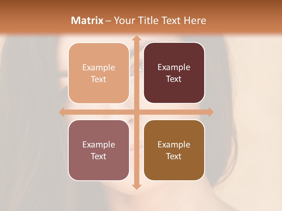 Flirt Attractive Makeup PowerPoint Template