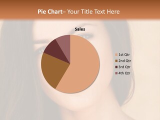 Flirt Attractive Makeup PowerPoint Template