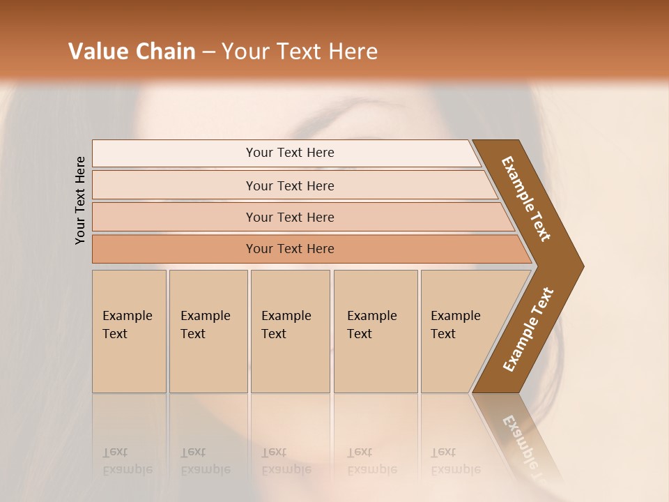 Flirt Attractive Makeup PowerPoint Template